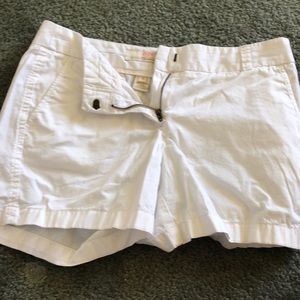 J. Crew Women’s White Cargo Shorts